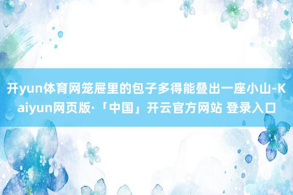开yun体育网笼屉里的包子多得能叠出一座小山-Kaiyun网页版·「中国」开云官方网站 登录入口