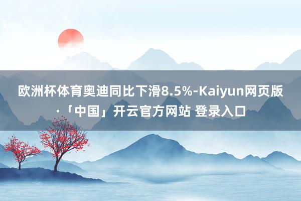 欧洲杯体育奥迪同比下滑8.5%-Kaiyun网页版·「中国」开云官方网站 登录入口